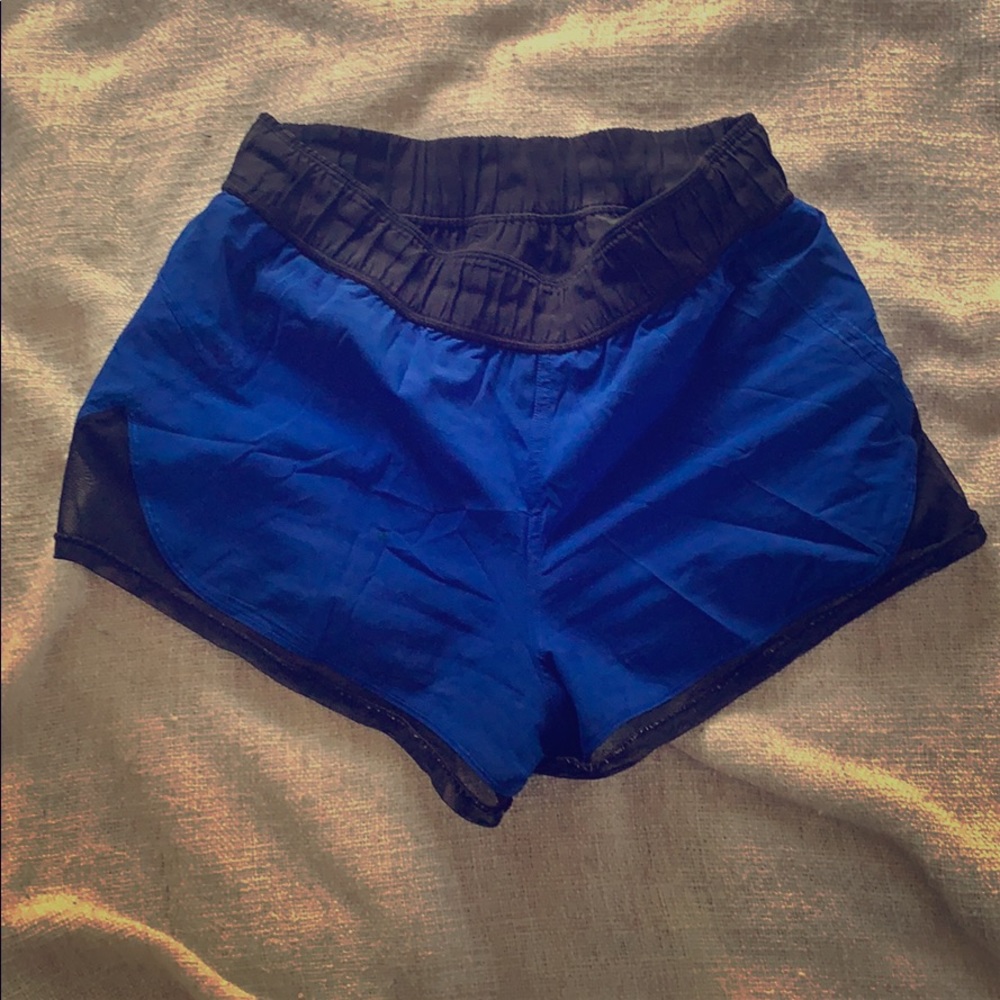 Reversible lululemon running and yoga shorts